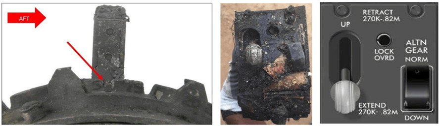 Acidente da Air India - trem de pouso