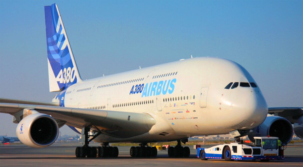 maiores aviões do mundo - Airbus A380-800 A