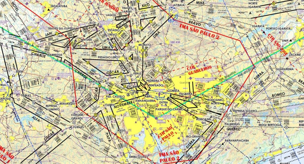Voo VFR - Carta REA SP