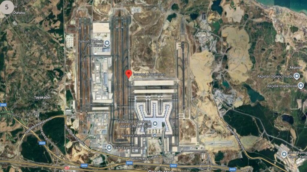 🛫 5. Aeroporto de Istambul (IST), Turquia b