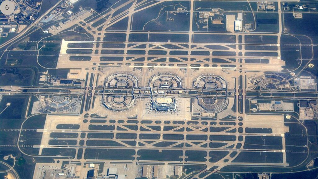 🛫 6. Aeroporto Internacional de Dallas/Fort Worth (DFW) – EUA