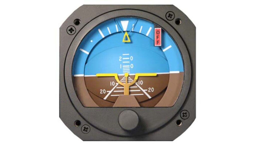 Instrumentos de voo Horizonte Artificial