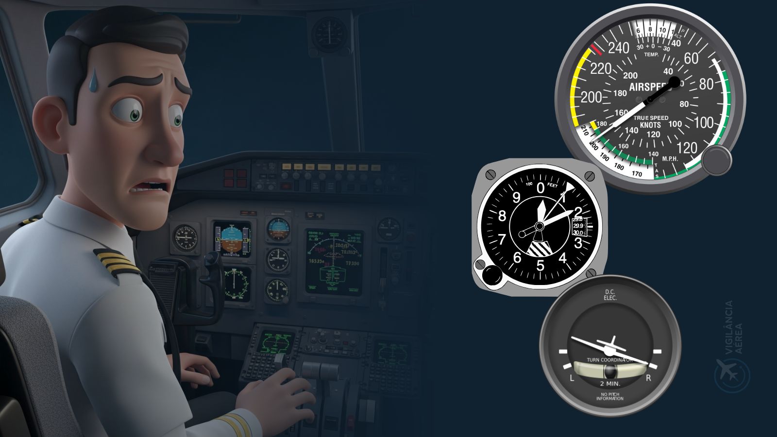 No momento, você está visualizando 7 Instrumentos de Voo básicos: Como Eles Funcionam e Por que São Essenciais